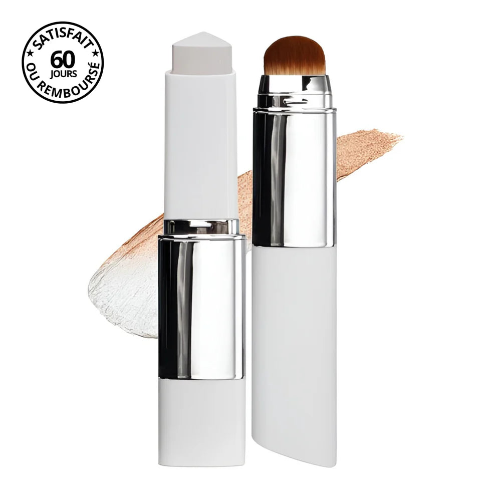 Fond de teint 2-en-1 avec pinceau intégré