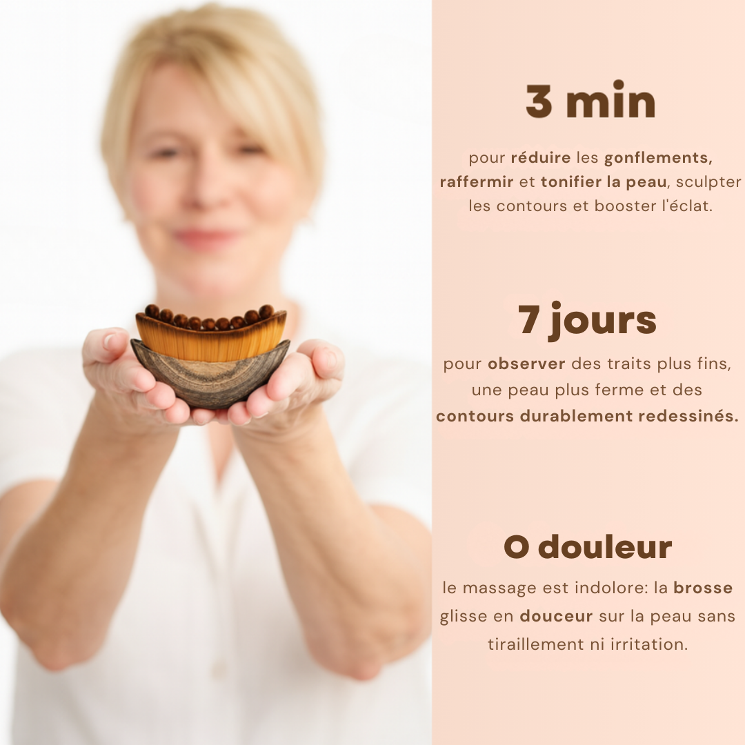 TEYNTIA - Brosse de drainage lymphatique